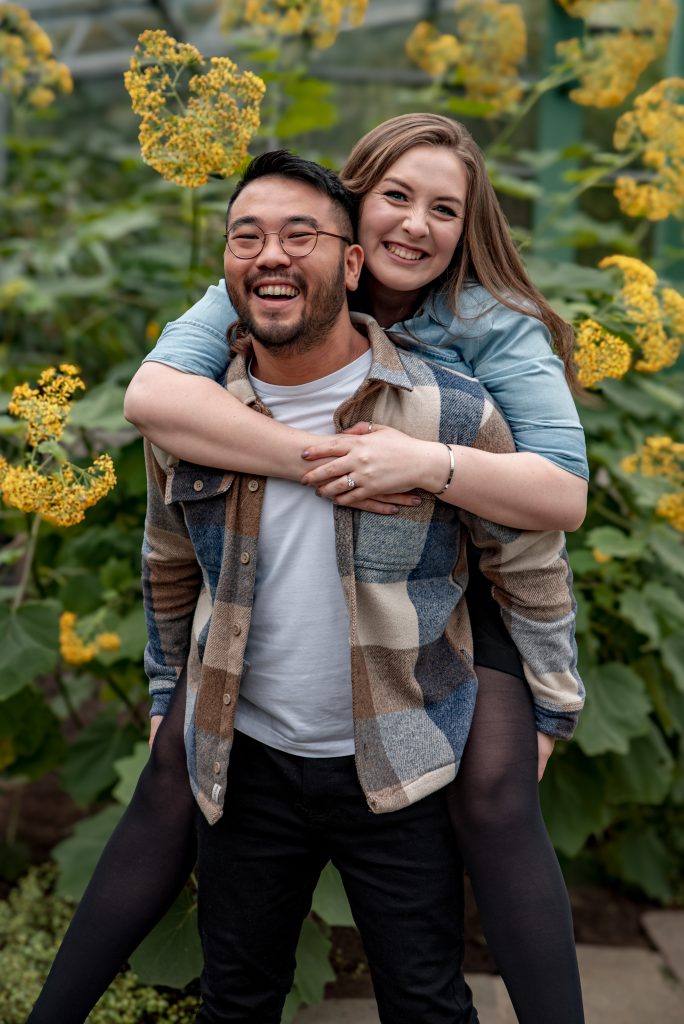 Couple Photoshoot at Winter Gardens - Aberdeen